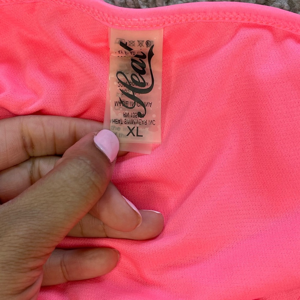 Pink Ruffled Swimsuit Bottom - Picture 5 of 7